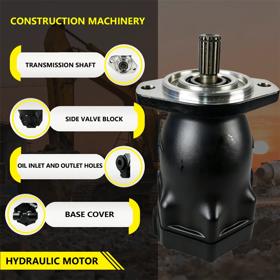 Hydraulic Piston Motor 4166812 17T Spline Shaft For Compact Excavator Travel Drive, Medium Speed High Torque Direct Fit suppliers